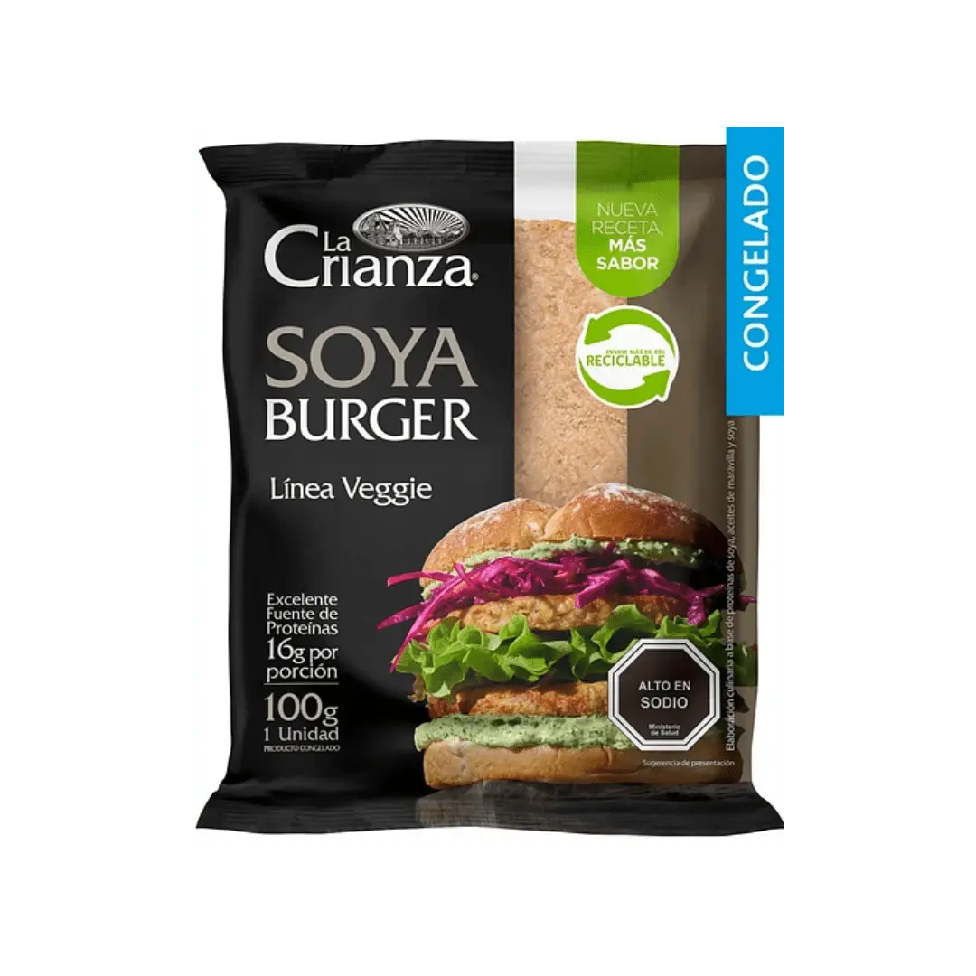 Hamburguesa de Soya 100g – La Crianza