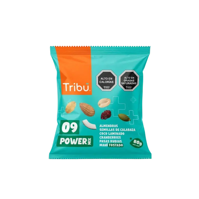 Power Mix Frutos Secos 80g - Tribu