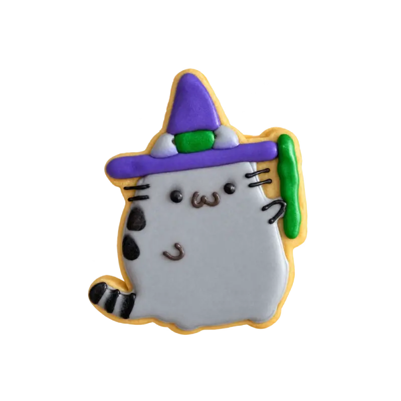 Galletas Diseño Halloween Pusheen - Almendra Reposteria