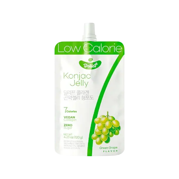 Jalea Vegana de Konjac sabor uva 120g - Delief