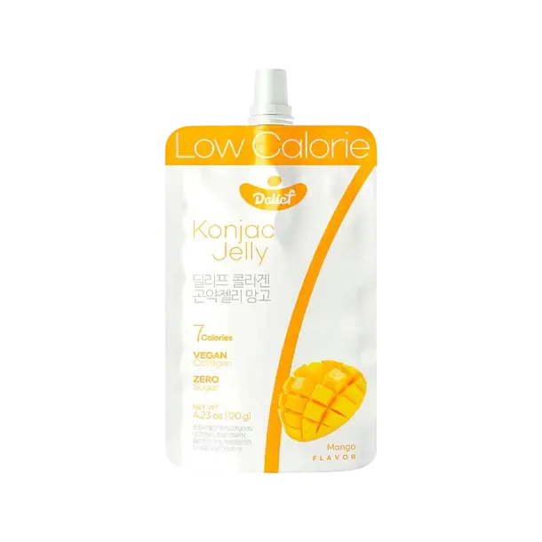 Jalea Vegana de Konjac sabor Mango 120g - Delief