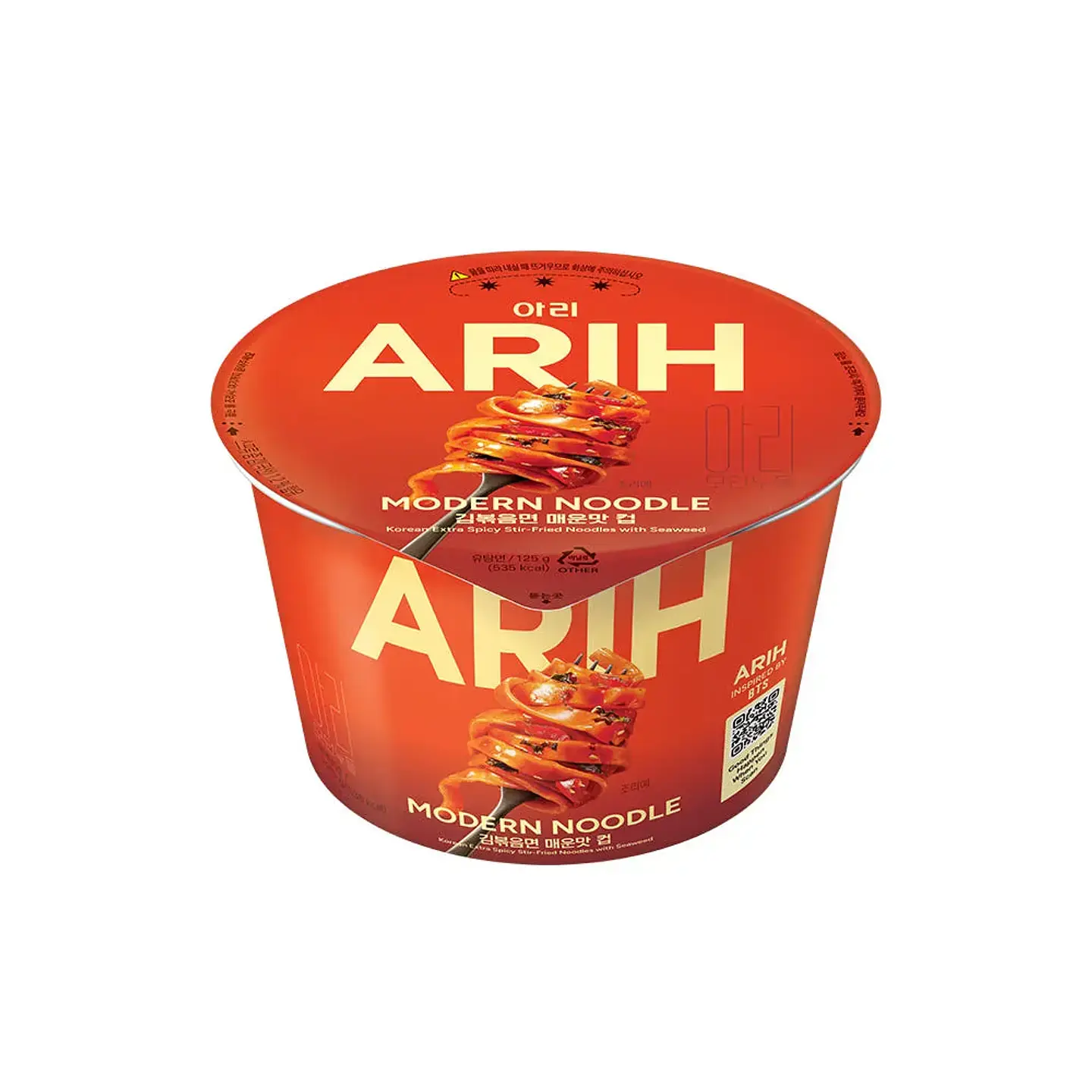 Pote Noodle K-Super Spicy Seaweed- ARIH (Rojo)