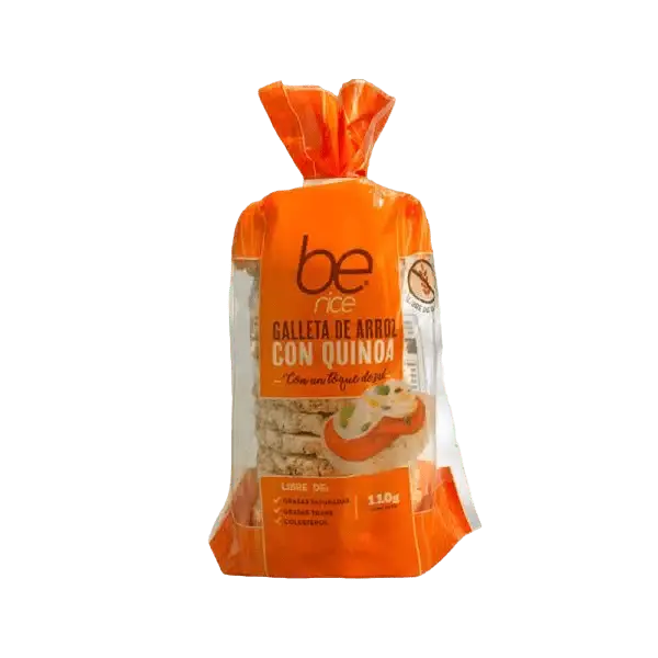 Galleta de Arroz con Quinoa Salada 110g – Be Rice