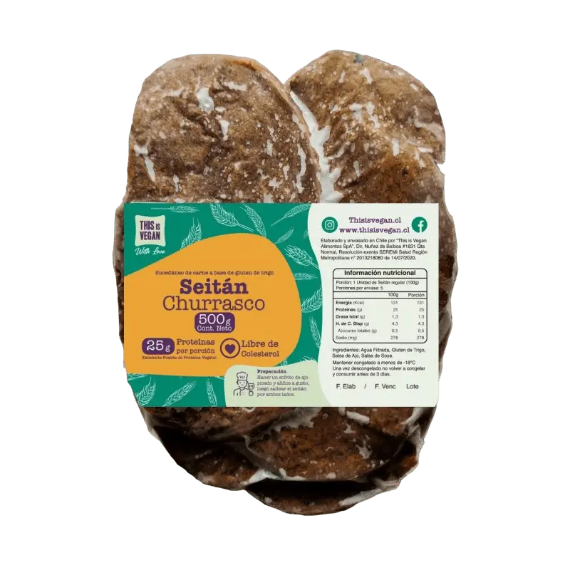 Seitán Churrasco 500g – This is Vegan
