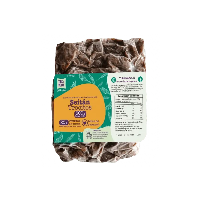 Seitán en Trocitos 500g – This is Vegan