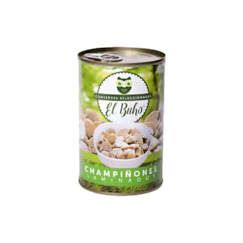 Champiñones Laminados 400g – El Buho