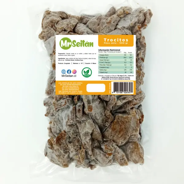 Seitán Trocitos 500g – Mr. Seitán