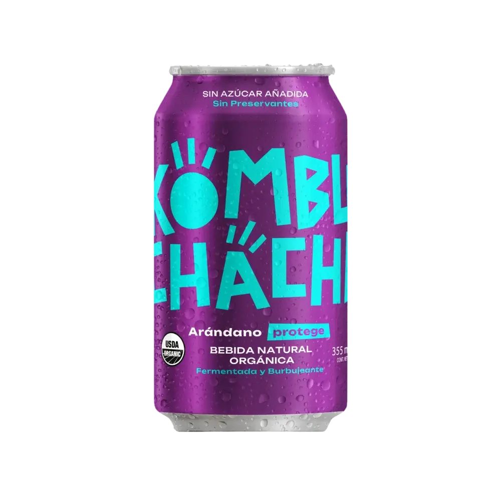 Kombucha Zero Arandano 355 mL – Kombuchacha