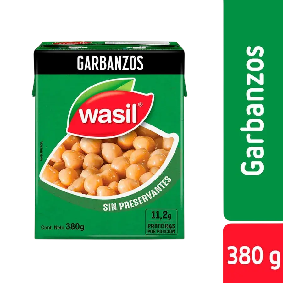 Garbanzos 380g – Wasil