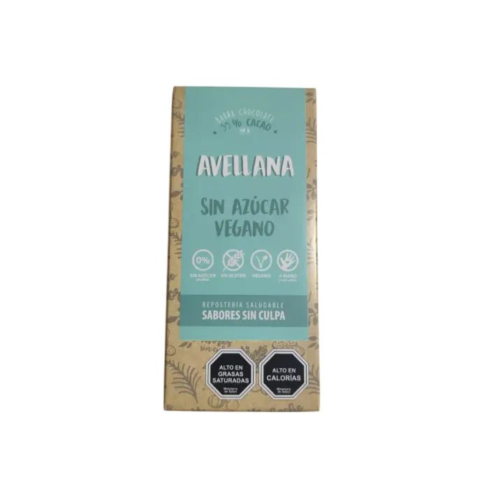Chocolate Avellana 55% cacao 40g – Sabores sin culpa