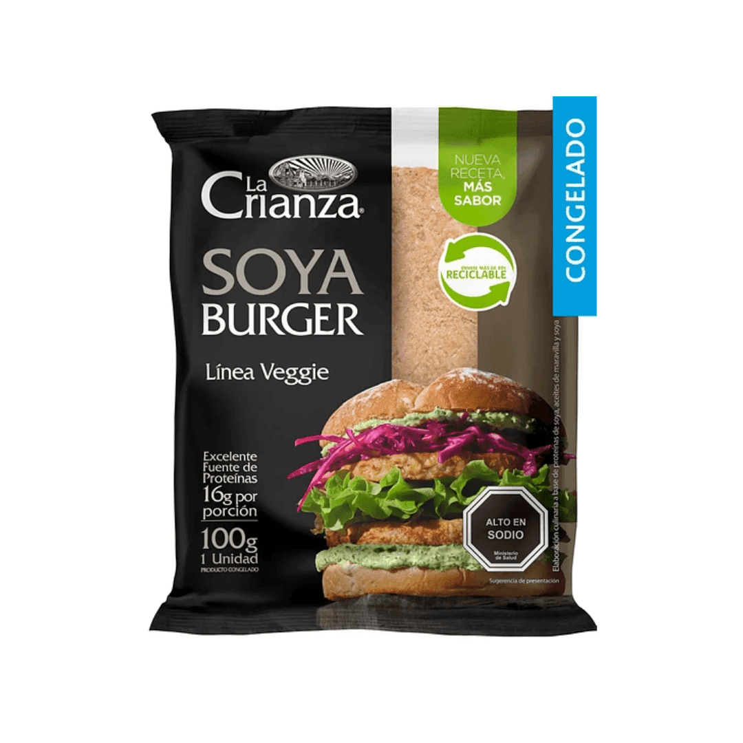 Hamburguesa de Soya 100g – La Crianza