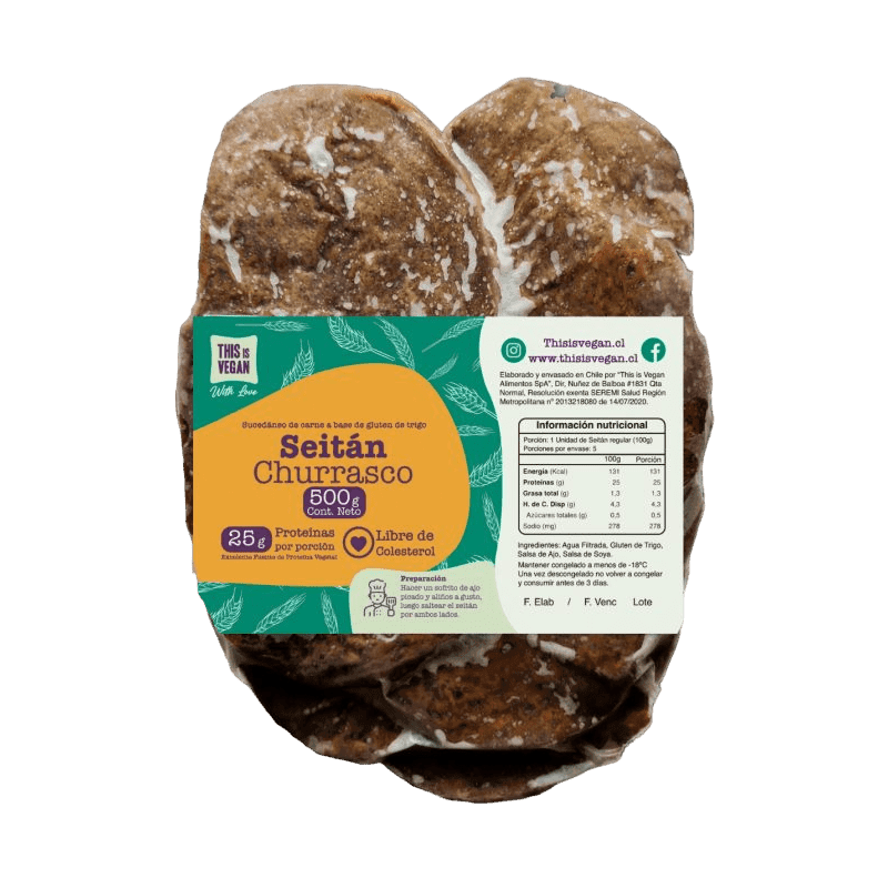 Seitán Churrasco 500g – This is Vegan