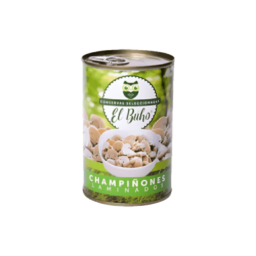Champiñones Laminados 400g – El Buho