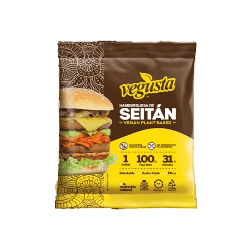 Hamburguesa de Seitan 100g- Vegusta