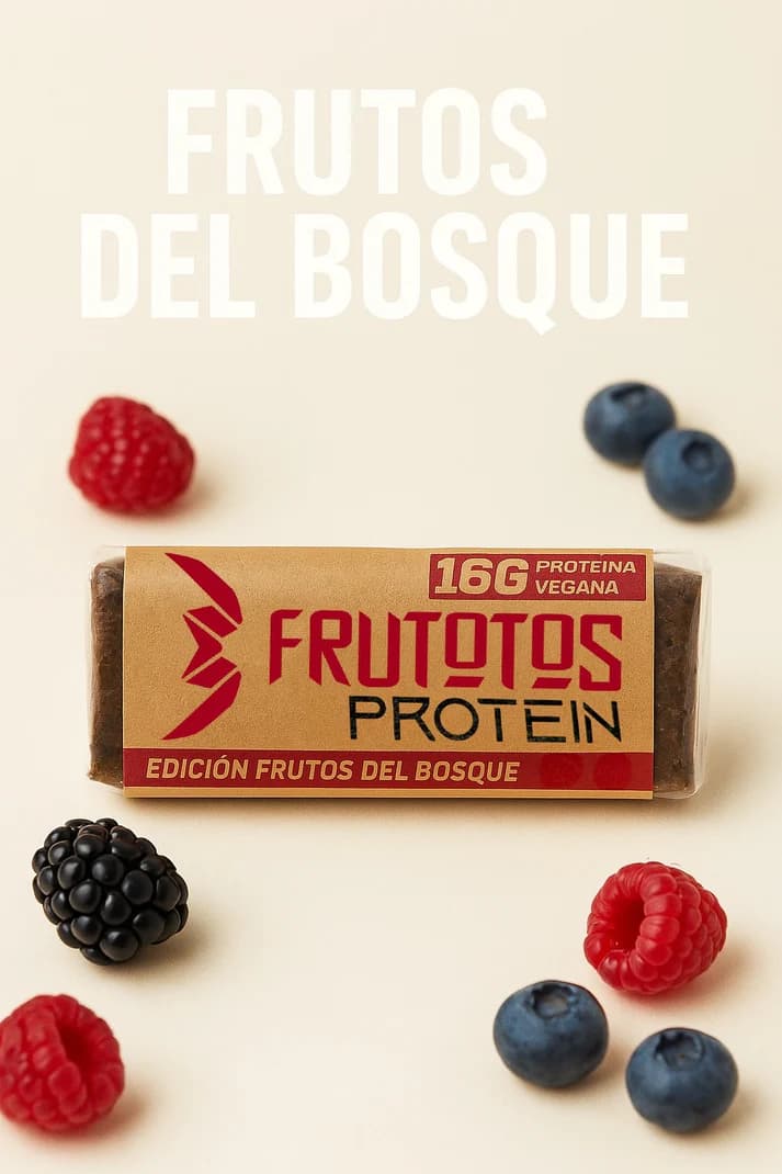 Barrita de Proteína sabor Frutos del Bosque 65g – Frutotos