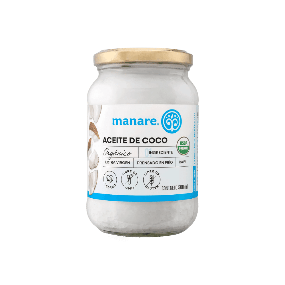 Aceite de coco orgánico – Manare 500mL
