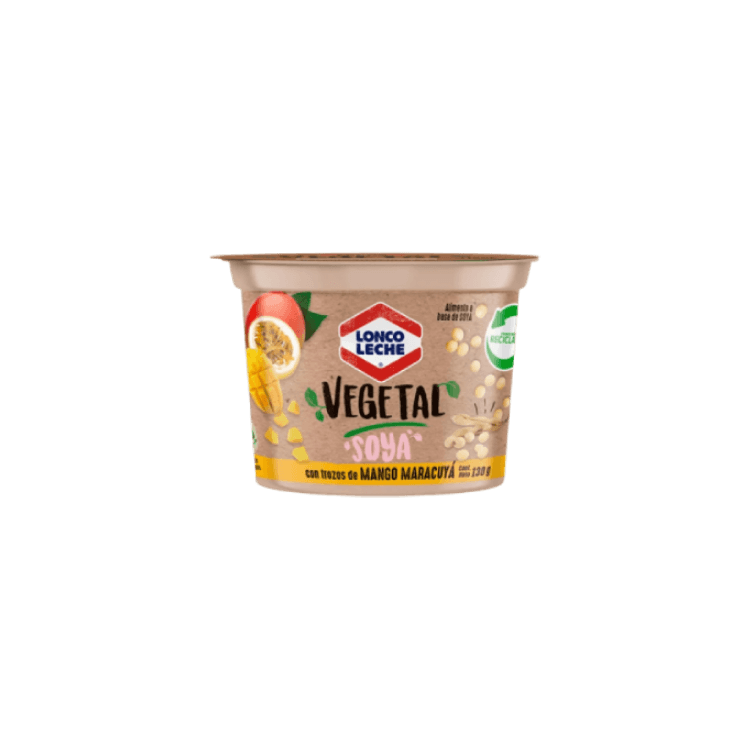 Yogurt de Soya Mango Maracuyá 130g – Lonco Leche