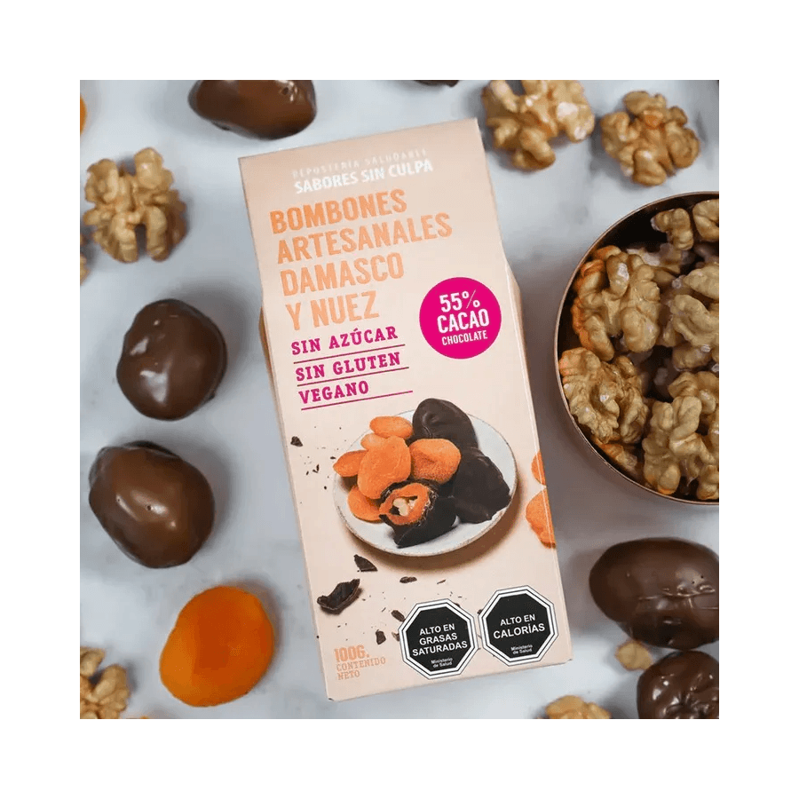 Bombon Damasco 100g – Sabores sin Culpa