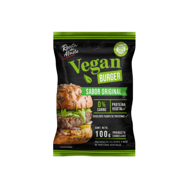 Vegan Burger 100g - Receta del Abuelo