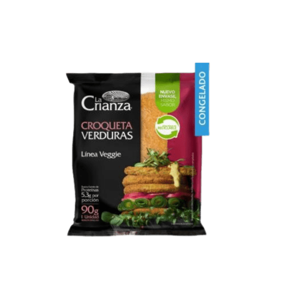 Croqueta de verduras 90g - La Crianza