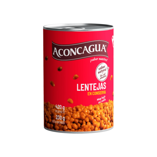Lentejas en conserva 420g - Aconcagua