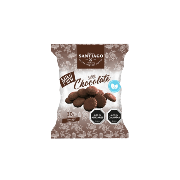 Galleta mini Chocolate 30g - Santiago