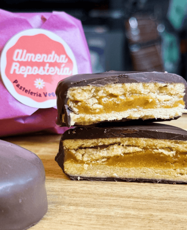 Alfajor Vegano - Almendra Repostería Vegana