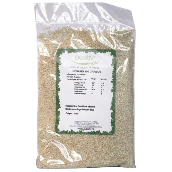 Sésamo Blanco 100g - Positiv