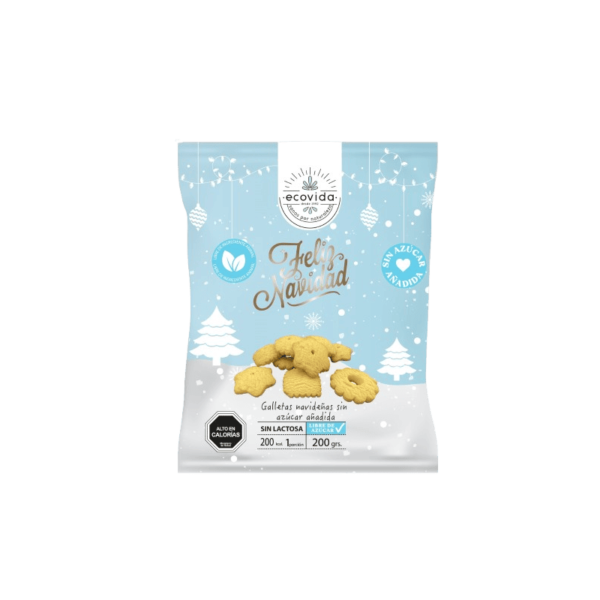 Galletas Navidad Sin Azúcar 200g - Eco Vida