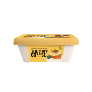 Queso vegetal sabor cheddar y cebolla en crema 200g - The Other Ch**se