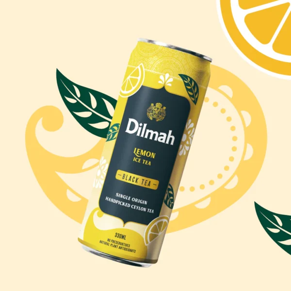 Ice Tea Té Negro De Ceylon Con Limón 330 mL - Dilmah - Imagen 2