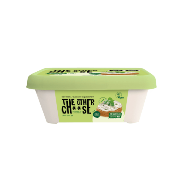 Queso vegetal sabor Ajo y Hierbas en crema 200g - The Other Ch**se
