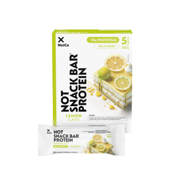 NotSnack Bar Protein Lemon Cake 5un 45g- NotCo