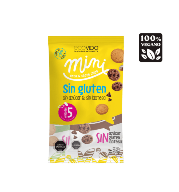 Pack Galleta Mini sin Gluten 5 x 30g - Ecovida