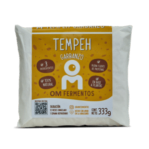 Tempeh de Garbanzo 333g - OM Fermentos