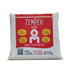 Tempeh de Soya 333g - OM Fermentos