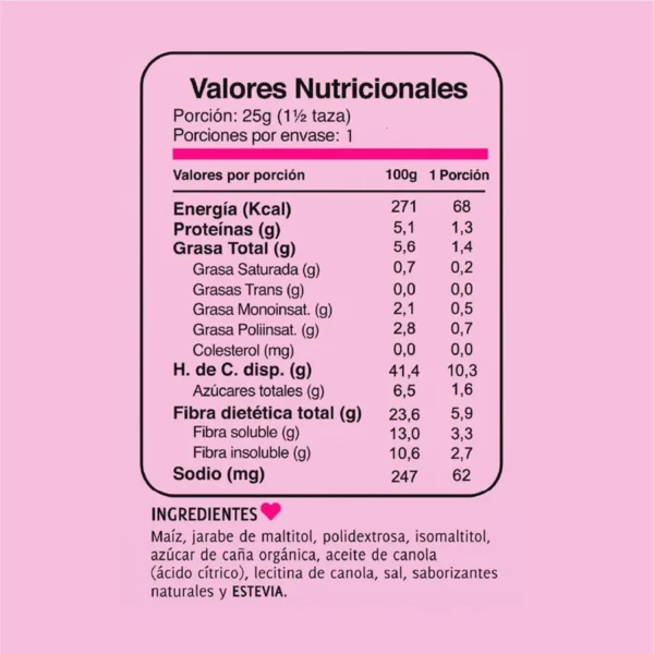 Pop Corn Coco Vainilla 25g - Puri Snack - Imagen 2