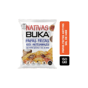 Papas Nativas con Sal de Mar 150g - Buka