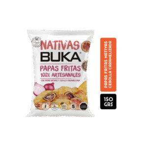 Papas Nativas y Cebolla Caramelizada 150g - Buka