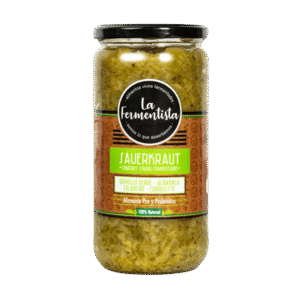 Chucrut Fermentado "Verdes Vivos" 680g -La Fermentista