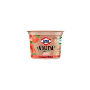 Yogurt de Soya con Trozos de Frutilla 130g – Lonco Leche