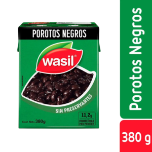 Porotos negros 380g - Wasil