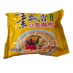 Ramen Curry con leche de soya 80g - Vedan