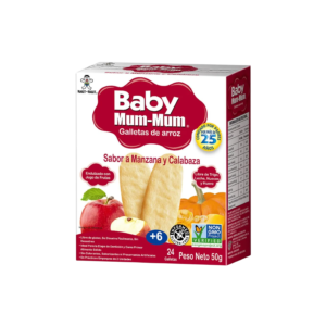 Baby Mum mum Manzana y Calabaza 50g – Rice Rusk
