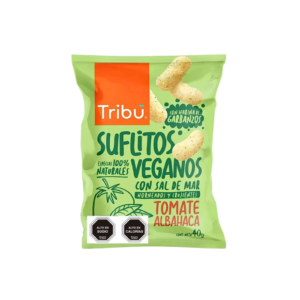 Suflitos de Garbanzo Tomate Albahaca 40g – Tribu
