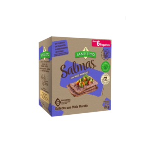 Galletas Salmas con Maíz Morado 108g – Sanissimo
