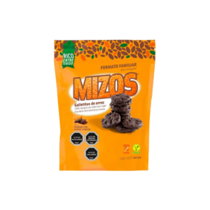 Galletas de Arroz Chocolate Naranja XL 150g – Mizos