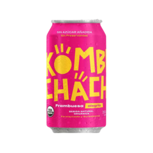 Kombucha Zero Frambuesa 355 mL – Kombuchacha